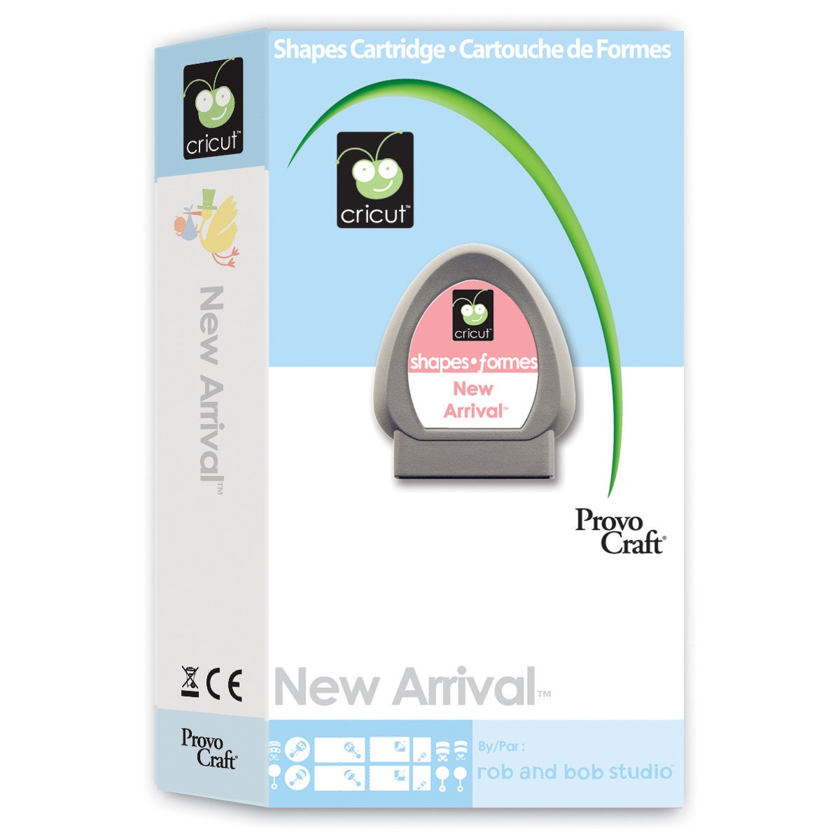 RARE - Cricut Font Cartridge - New Arrivial