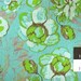Tina Givens TG71 Olivia's Holiday Romance Blue Cotton Fabric FAT QUARTER