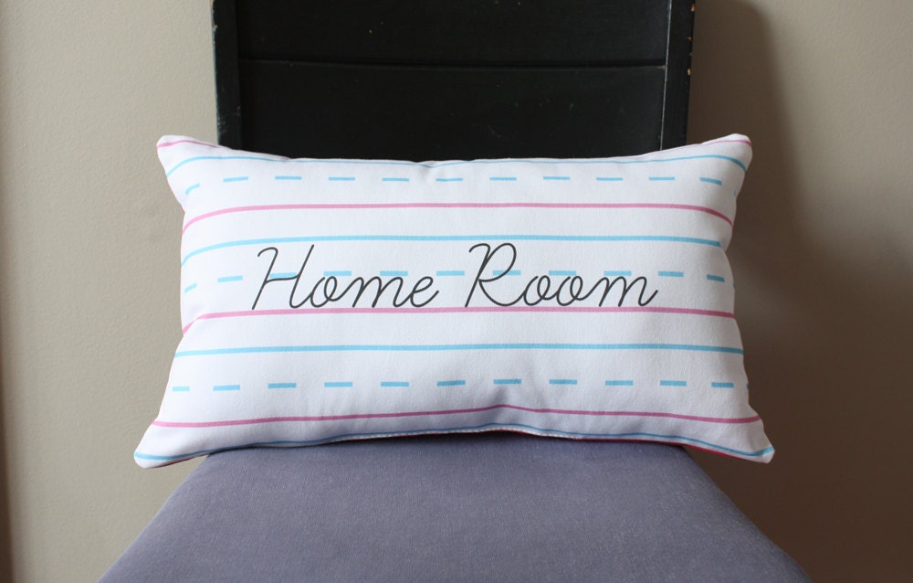Penmanship Pillow - Home Room