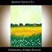 Landscape Painting Original Modern Abstract Heavy Texture Impasto Acrylic "Hay Fields" by QIQIGALLERY
