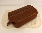 Vintage 60's Dopp Kit, Men's Travel Bag, Ditty Bag, Shaving Bag