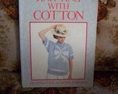 Vintage Knitting with Cotton Sweater Pattern Book for Men, Women and Children