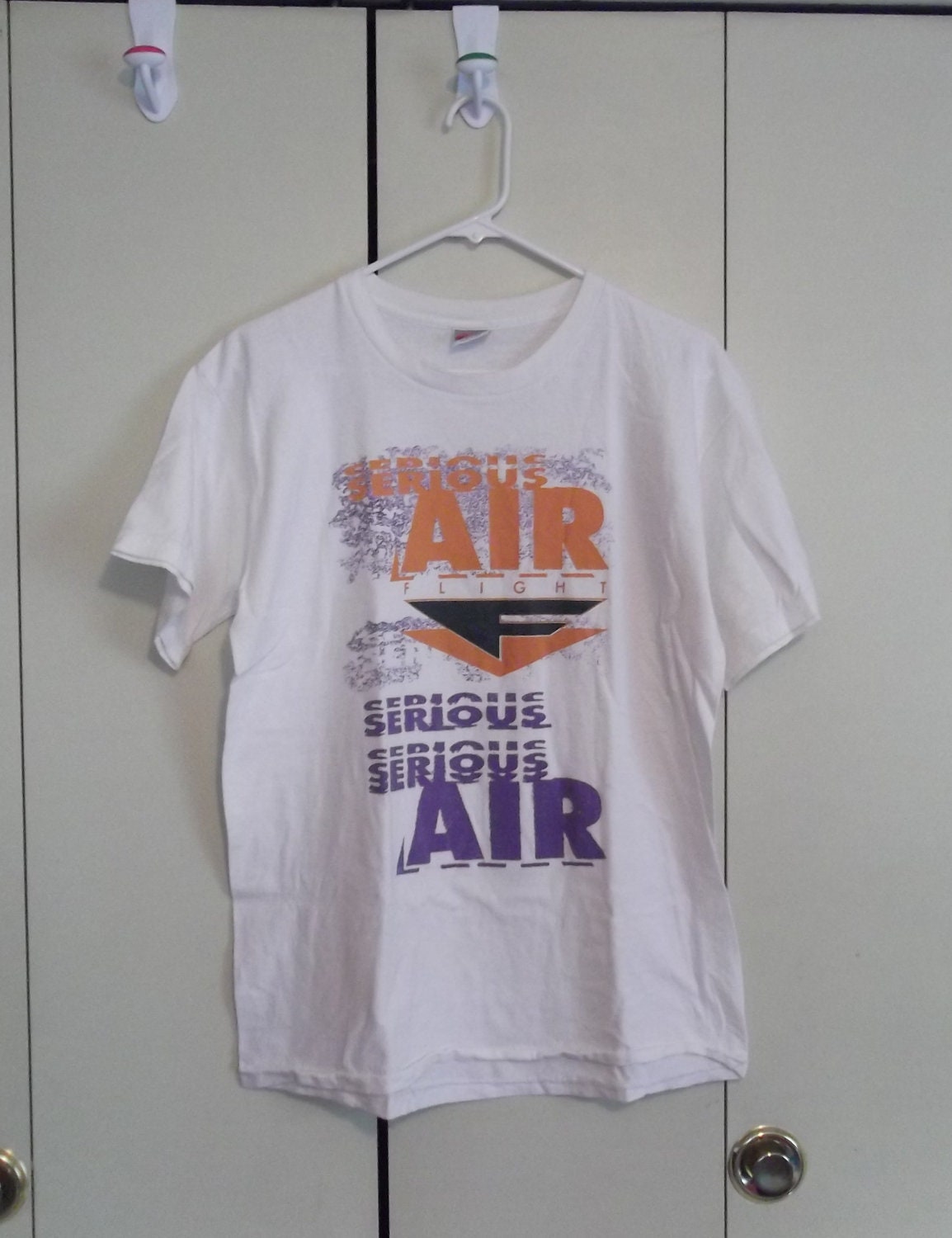 Vintage 1990s nike flight t-shirt medium