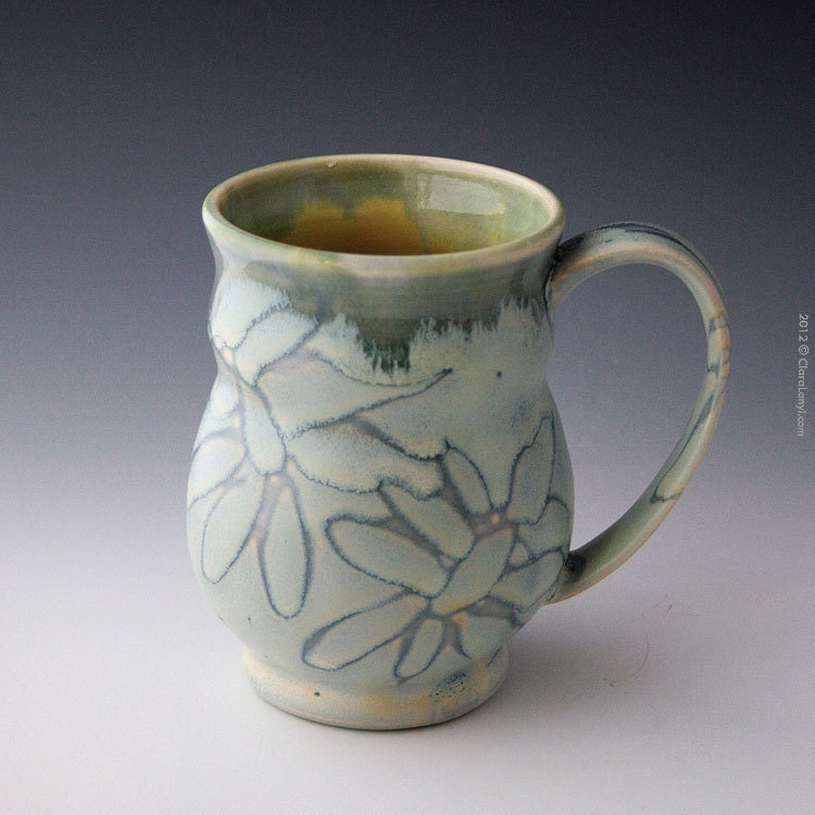 Pop Art Flower Mug for tea, coffee or cocoa