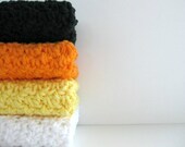 cotton crochet washcloth/bath scrubbies AND you can pick the colors