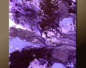 Abstract Art Painting on Canvas 18x24 Original Contemporary Modern Art Paintings by Destiny Womack - dWo -  Amethyst Skies