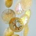 Vintage Storybook Stitched Wax Paper Garland Flowers