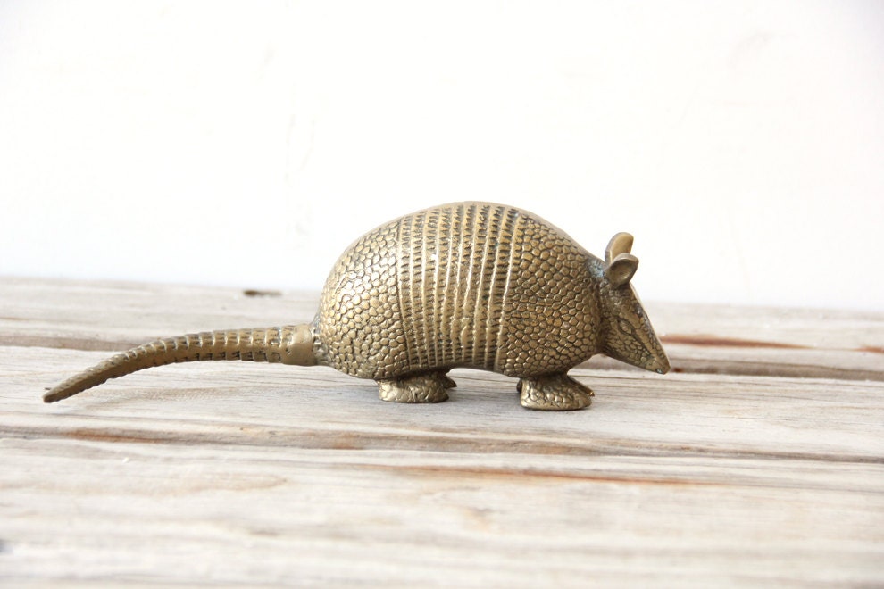 Solid Brass Armadillo