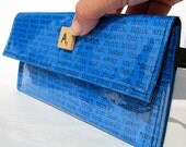 Doctor Who "Blink" quote wallet.  You pick color card stock