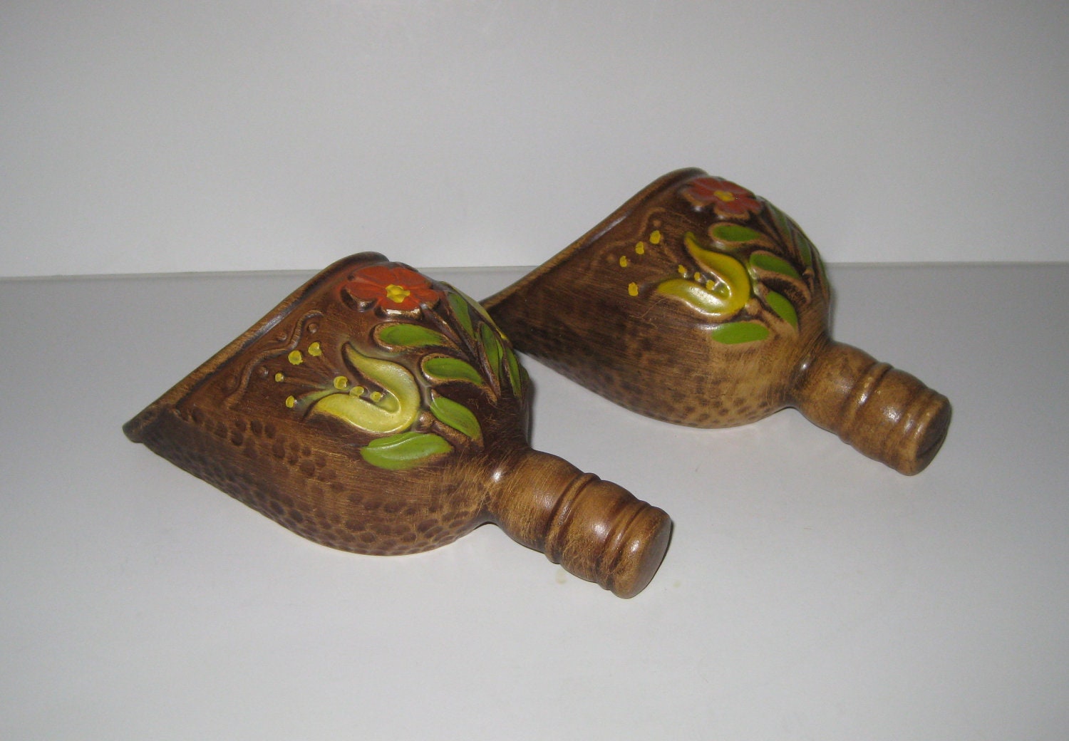 Vintage Wall Pocket Scoops Maurice of California Wall Decor