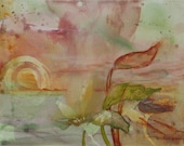 Windswept a nature landscape design print