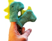 Eco Organic Finger Puppet Dinosaur Dragon Toddler Boy Toy