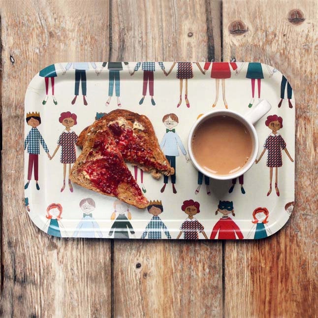 Paperchain snack tray