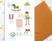 Things I like (girl) - card