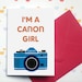 I'm a Canon Girl - card