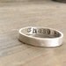 Silver Jewelry - Chase Happiness Ring - Sterling Posey Band - Inspiration Jewelry - Affirmation