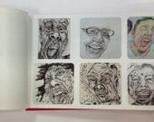 Zombie and Mixed Media Art Stickers Pack of 3