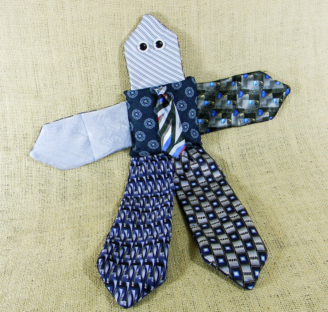 CLOSEOUT ITEM - Tie Guy - ARNOLD - recycled mens ties - Reclaim2Fame