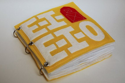 E-I-E-I-O - ePattern for a Toddler's Quiet Book