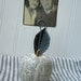 Photo Holder Display Upcycled AppleOriginal Vintage Decoupage Dictionary text