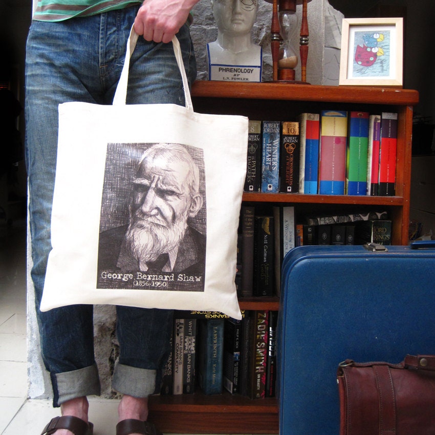 George Bernard Shaw Canvas Tote Bag