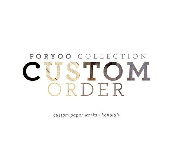 SassySoireeDecor Custom Order