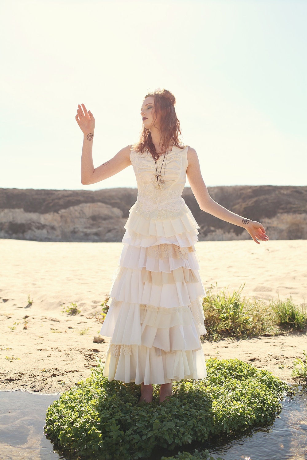 The Ceremony and Spark Wedding Gown  --ready to wear--