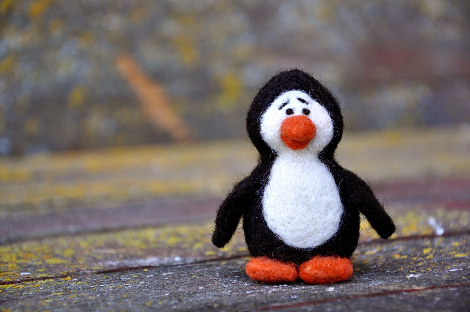 DIY - Penguin Needle Felting Kit - w/out needles and cushion