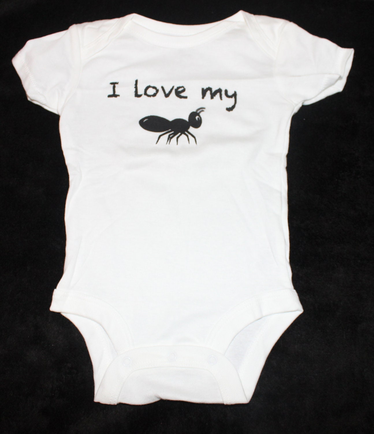 SPRING SALECute Funny Baby Onesie Bodysuit Boy or Girl I Love My Aunt - ANT  Infant Baby Humor Creeper Childrens clothing