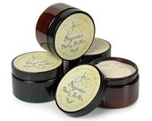 Sweet Orange Vanilla Natural Organic Body Butter with shea butter and essential oils, 4 oz (114 grams)