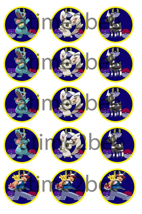Pokemon 4x6 Bottle Cap Images 2 Il_170x135