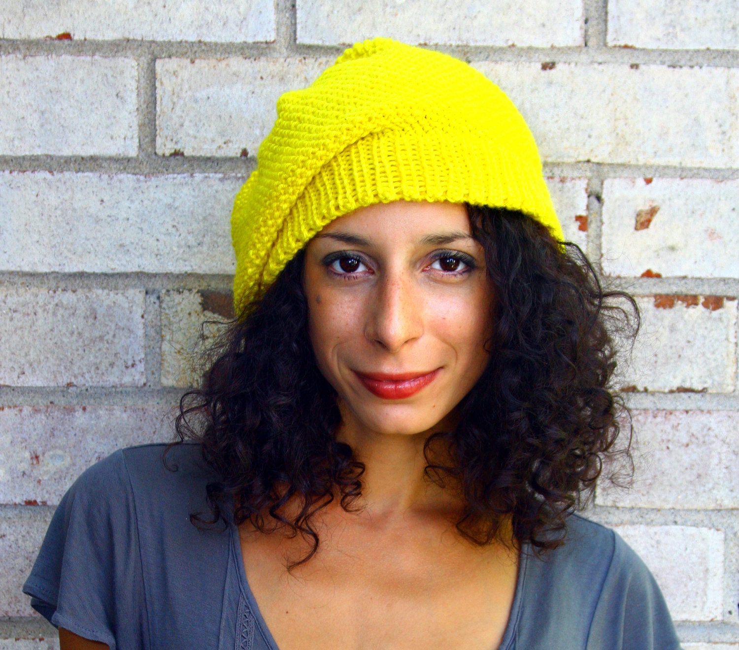 Knitting Pattern- Seed Slouch Hat
