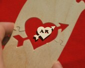 Puzzle Wedding Guest Book, 140 Wood Pieces, Use Your Photo