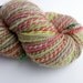 Falkland Wool Handspun Yarn - Apples and Geraniums, Greens and Pinks - Heavy DK Weight