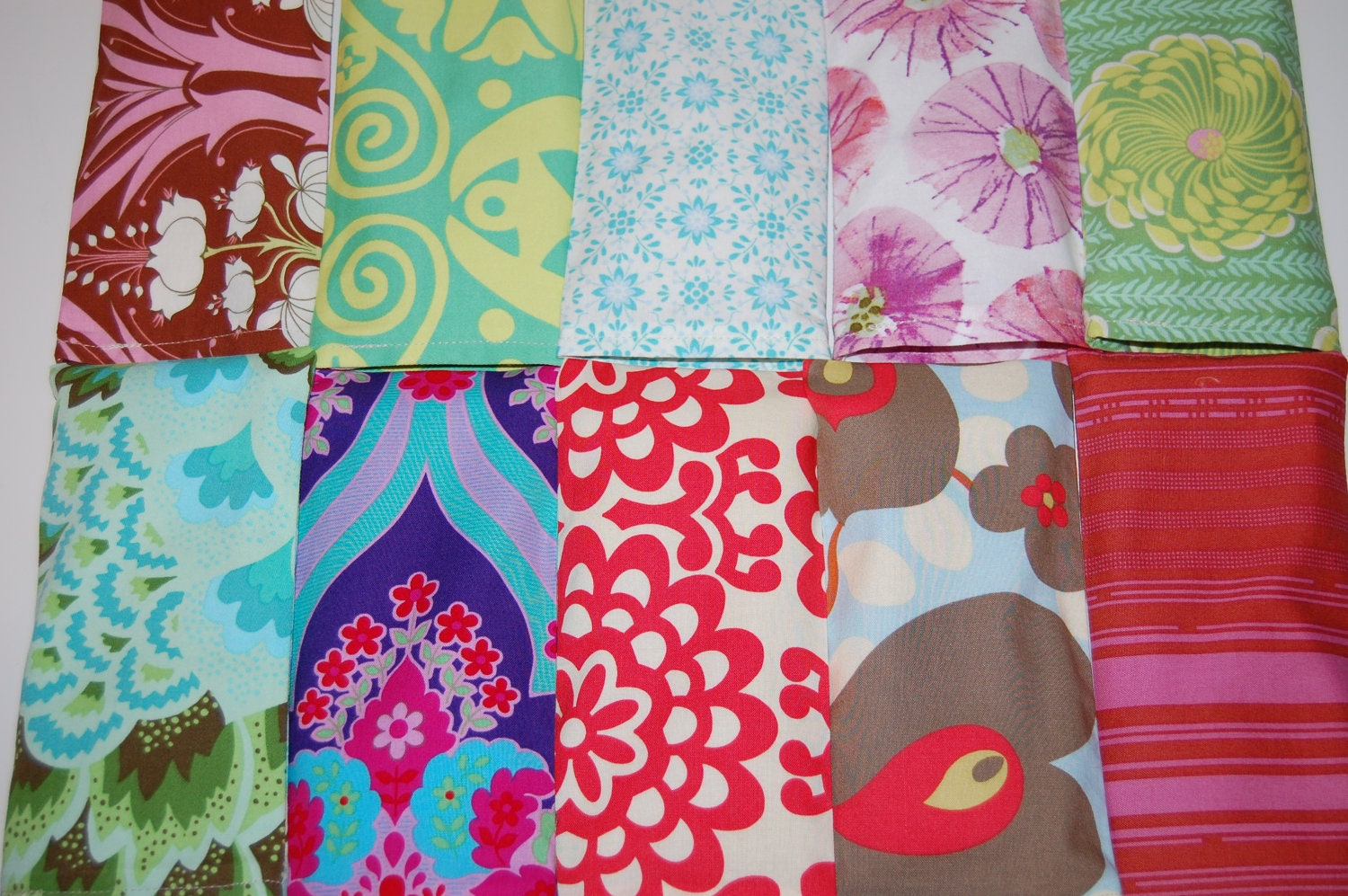 Organic Eye Pillows with washable covers, 10
