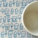 avenue - screenprinted fabric