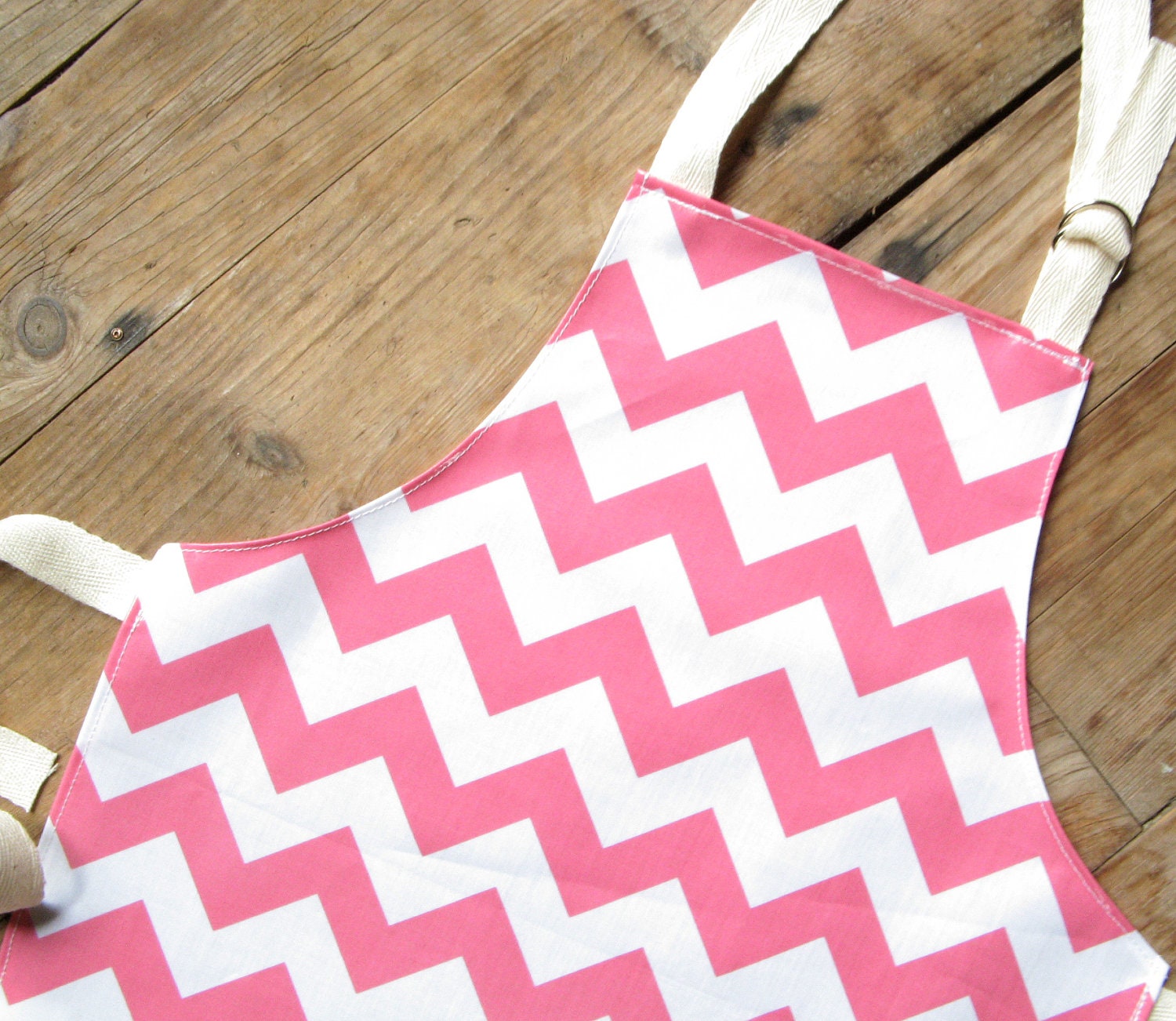 Kids apron AGE 2-5 / Laminated apron / Paint smock / Craft apron / Art smock / Full arpon / Children apron / Chevron stripes