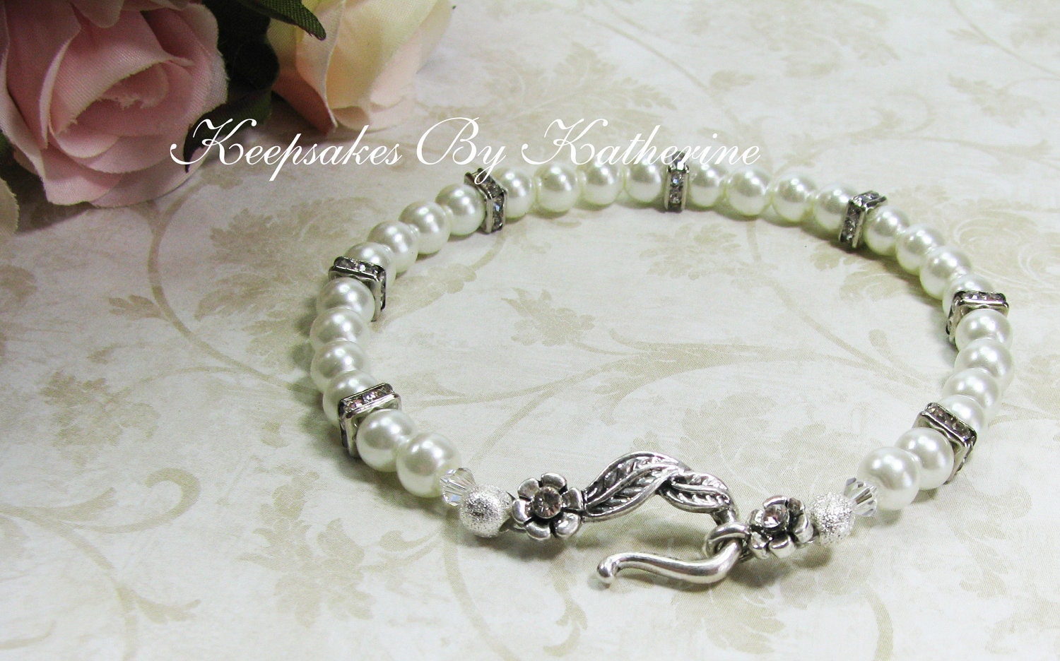 Pearl Bracelet, Bride, Bridesmaid