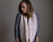 chunky cowl infinity loop scarf / the michicant / fisherman