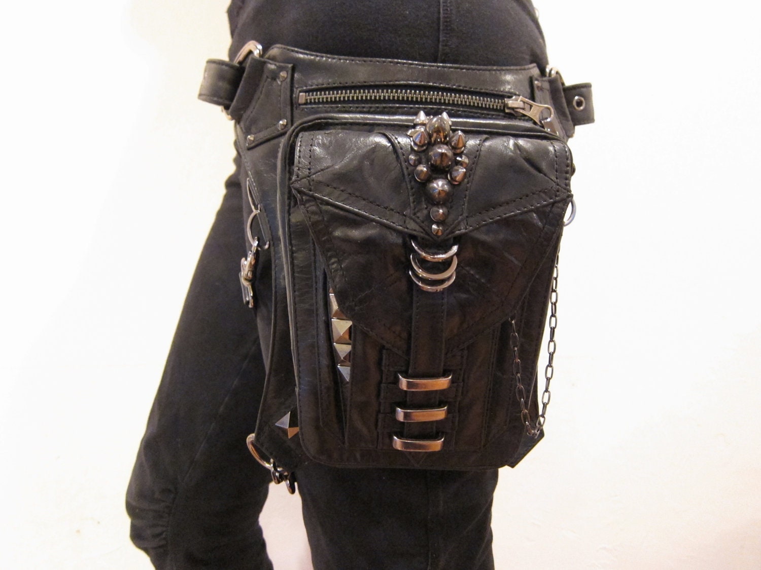 Shark Bite Holster and Hip Bag in Black