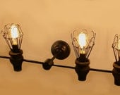 6 light vintage Inspired Industrial Wall Sconce