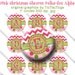 Pink Green Chevron Polka dot Bottle Cap Images Digital 1 Inch Circles You Print 4x6 Alphabet Alpha