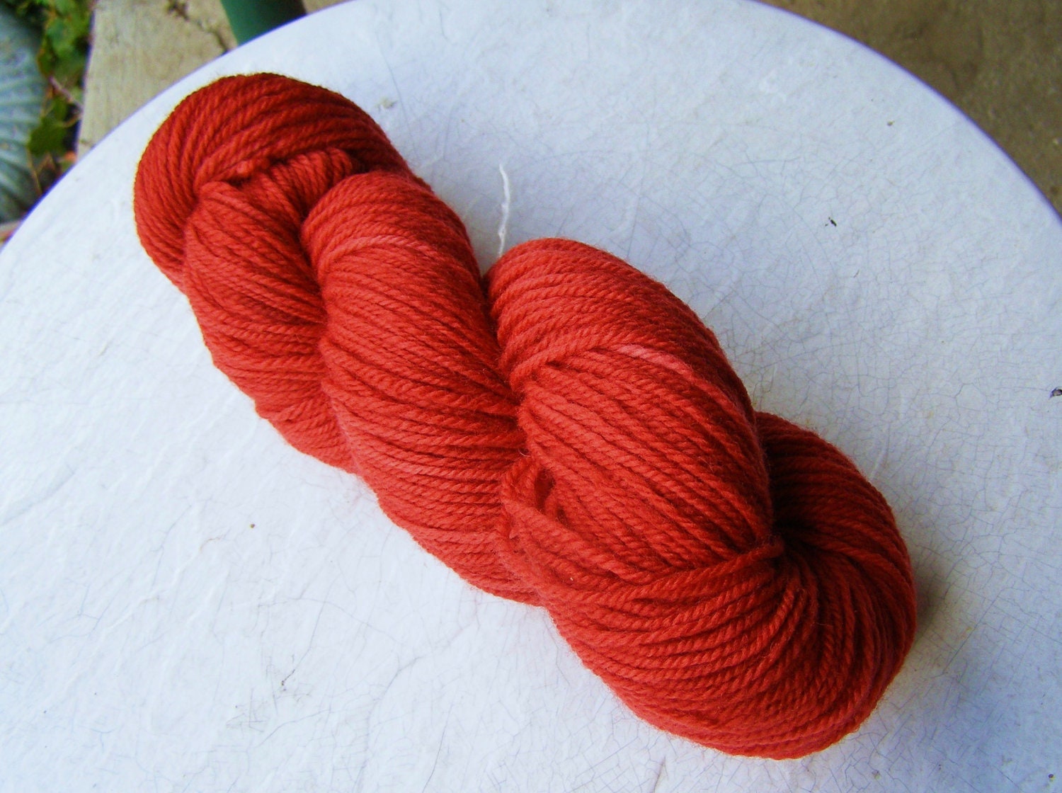 snapdragon worsted - deep red