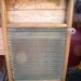 My True ResCue Story-UNwanted,Canadian Woodenware "Economy Glass" GLASS anTiQue WASHBOARD REcycLed to a WaLL CABINET-vinTage GLass knob
