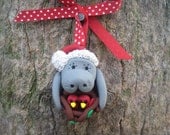 Manatee with Cardinals Ornament