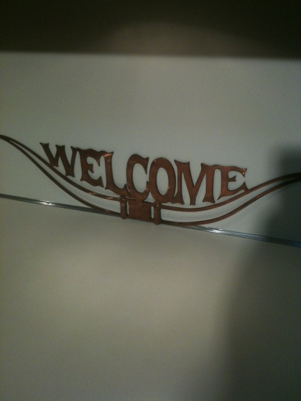 Texas Longhorn Welcome Sign (C12)