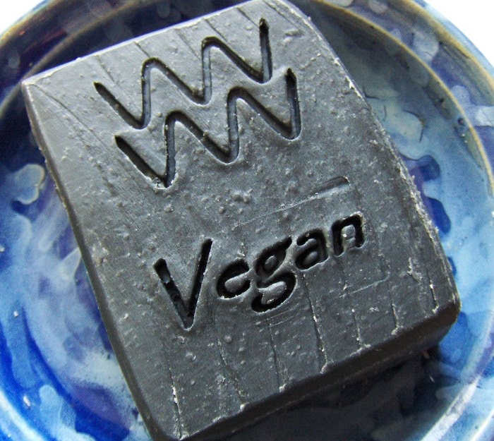 Black Magic Clarifying Activated Charcoal Soap - Vegan Facial Detox Handmade Soap - Ecofriendly Palm Free Soap as seen in British Vogue
