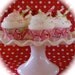 Fake Cupcake "Candy Cane Mini Cupcake Ornament Collection" Set of 6 Original 12 Legs Holiday Decor Fab Gift Idea