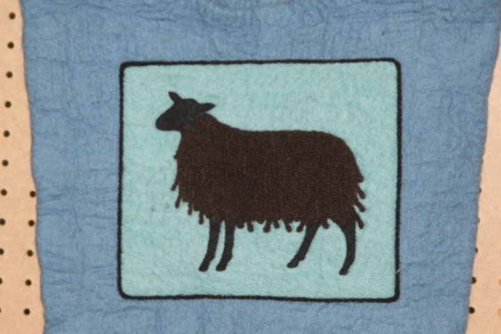 Longwool Sheep Felt Tote