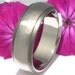 Hammered Titanium Wedding Band - sa25